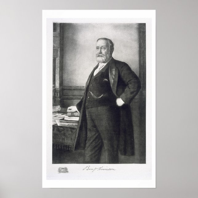 Póster Benjamin Harrison (1833-1901), 23rd President of t (Frente)