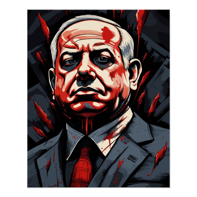 Póster Benjamin Netanyahu (Anverso)