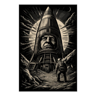 Póster Benjamin Netanyahu Rocket