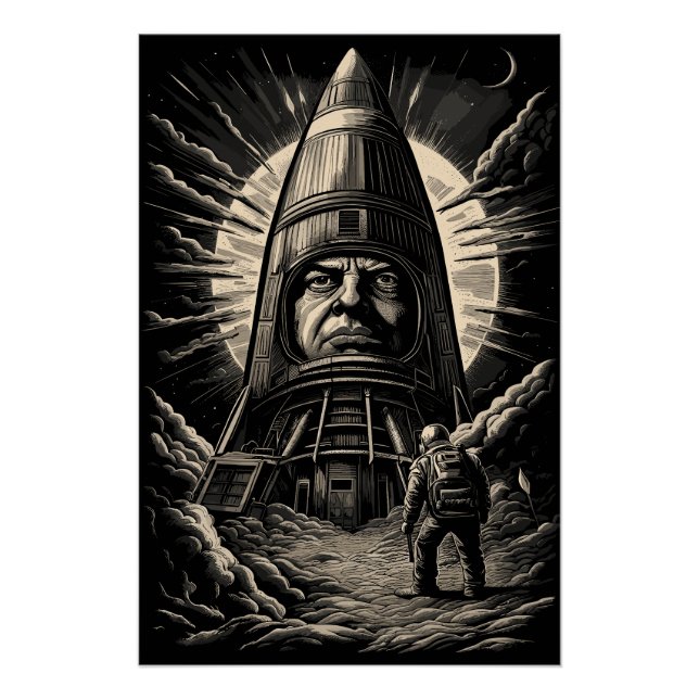 Póster Benjamin Netanyahu Rocket (Anverso)