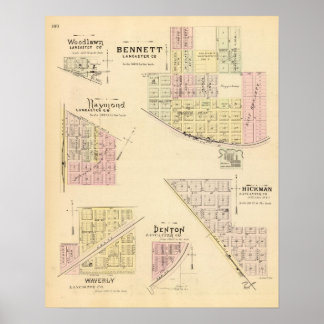 Póster Bennett, Nebraska