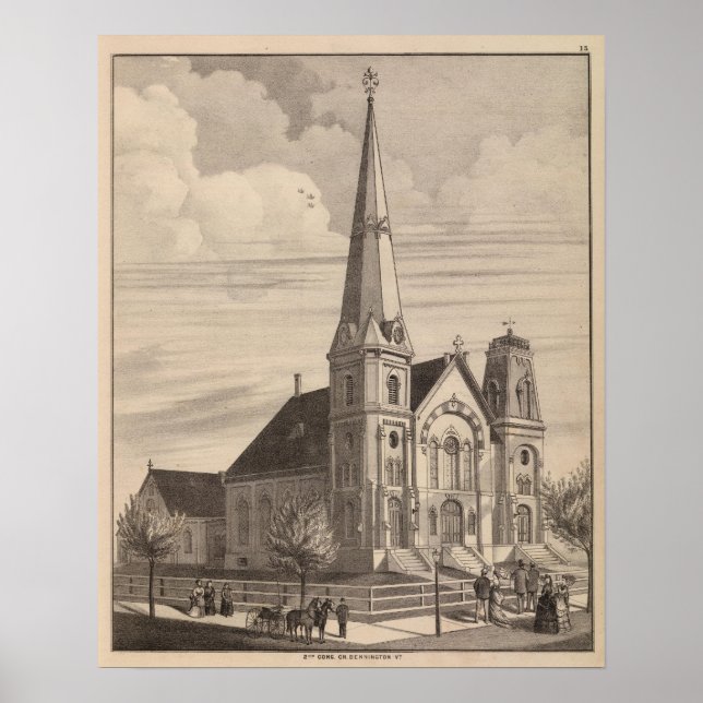 Póster Bennington Vermont (Frente)