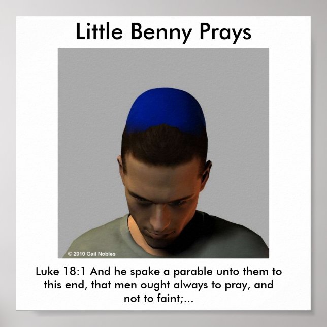 Póster Benny Prays (Frente)