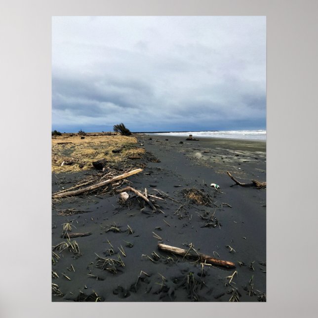 Póster Benson Beach, Cape Disnement, WA (Frente)