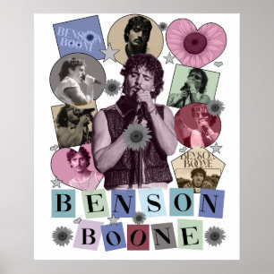 Póster Benson Boone Música Corazón Americano