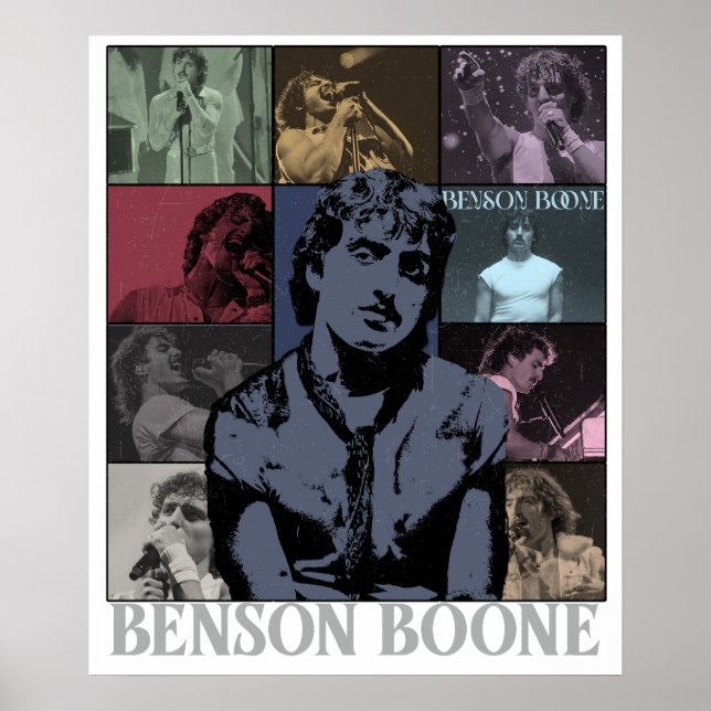 Póster Benson Boone Vintage Tou (Frente)