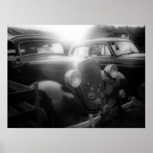 Póster Benz viejo