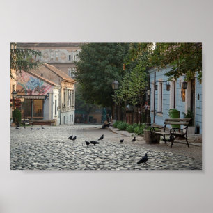 Póster Beograd Skadarlija Srbija