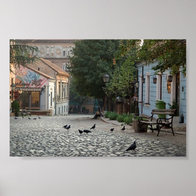 Póster Beograd Skadarlija Srbija (Frente)