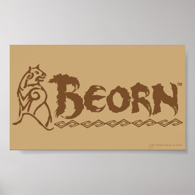 Póster BEORN™ Bear Name (Frente)