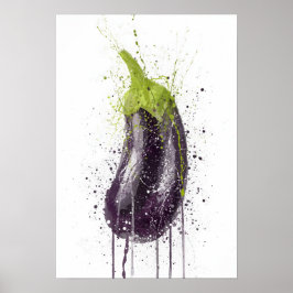 Póster Berenjena vegetal