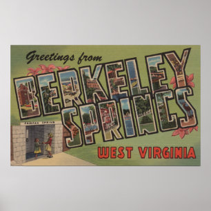 Póster Berkeley Springs, Virginia Occidental