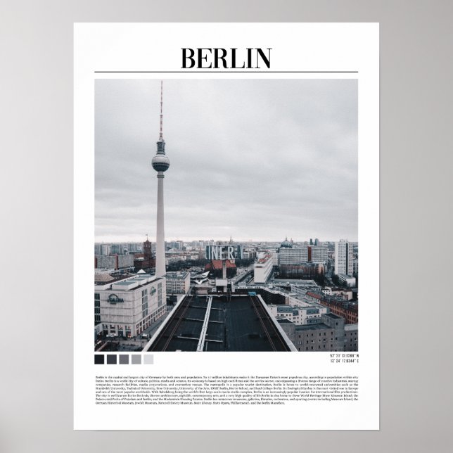 Póster Berlín - Alemania (Frente)
