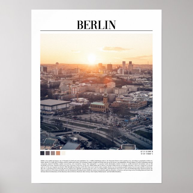 Póster Berlín - Alemania (Frente)