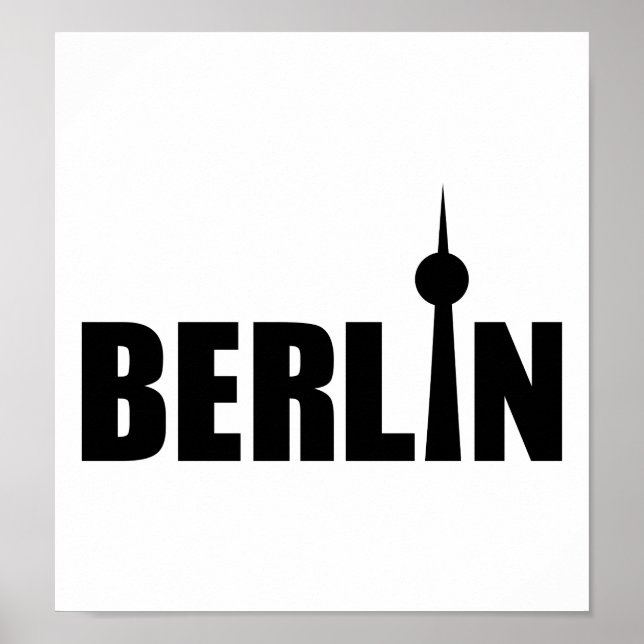 Póster Berlín Alemania (Frente)