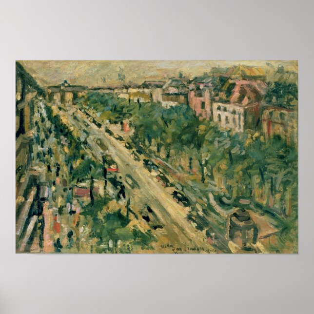 Póster Berlín, Unter den Linden, 1922 (Frente)