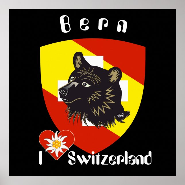 Póster Berna, Berna, Berna, Bärn, Schweiz, Suisse, Poster (Frente)