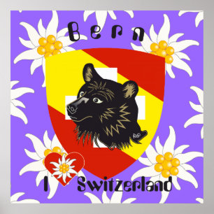 Póster Berna, Berna, Berna, Bärn, Schweiz, Suisse, Poster