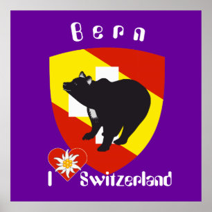 Póster Berna, Berna, Berna, Bärn, Schweiz, Suisse, Poster