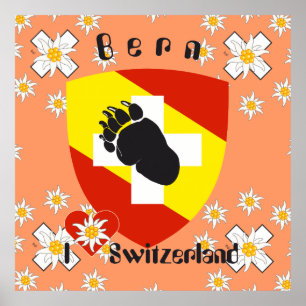 Póster Berna, Berna, Berna, Bärn, Schweiz, Suisse, Poster