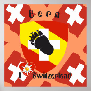Póster Berna, Berna, Berna, Bärn, Schweiz, Suisse, Poster