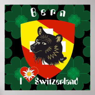 Póster Berna, Berna, Berna, Bärn, Schweiz, Suisse, Poster