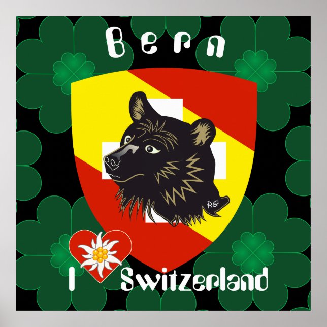 Póster Berna, Berna, Berna, Bärn, Schweiz, Suisse, Poster (Frente)