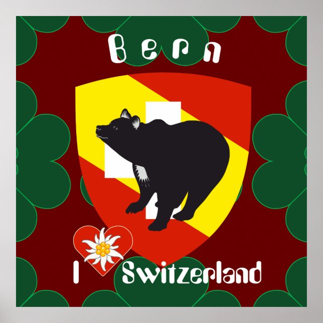 Póster Berna, Berna, Berna, Bärn, Schweiz, Suisse, Poster (Frente)