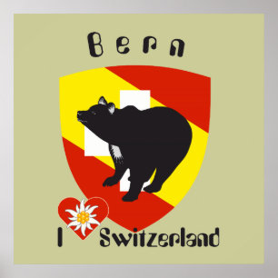 Póster Berna, Berna, Berna, Bärn, Schweiz, Suisse, Poster