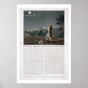 Póster Bernard le Bovier de Fontenelle (1657-1757) contem