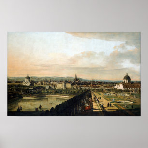Póster Bernardo Bellotto, Canaletto Viena