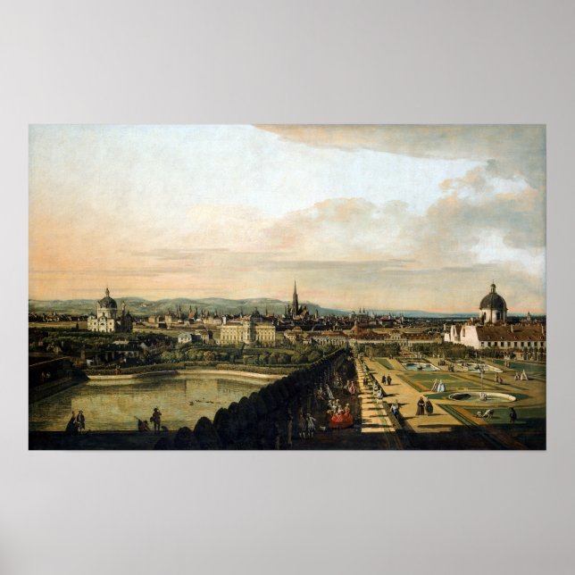 Póster Bernardo Bellotto, Canaletto Viena (Frente)