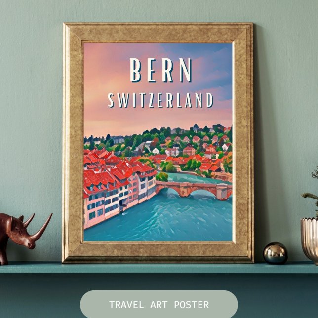 Póster Berne, au cœur des Alpes suisses (Berne : Charme médiéval, énergie contemporaine)