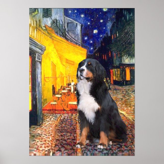 Póster Bernese - Cafetería en la terraza (Frente)