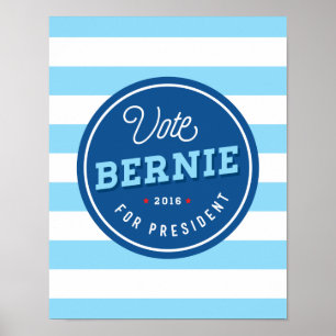 Póster Bernie retro