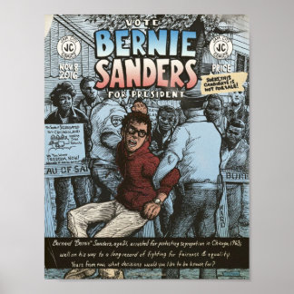 Póster Bernie Sanders Circa 1963