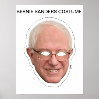 Póster Bernie Sanders Costume