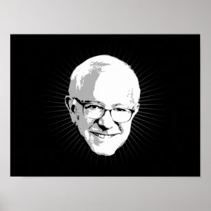 Póster Bernie Sanders - Efecto Halo - Humor político -.