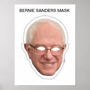 Póster Bernie Sanders Mask