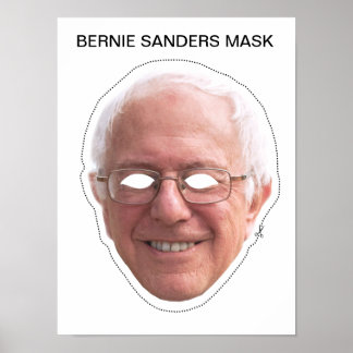 Póster Bernie Sanders Mask