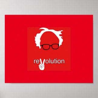 Póster Bernie Sanders Poster de la Revolución