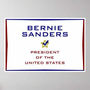 Póster Bernie Sanders President USA V2