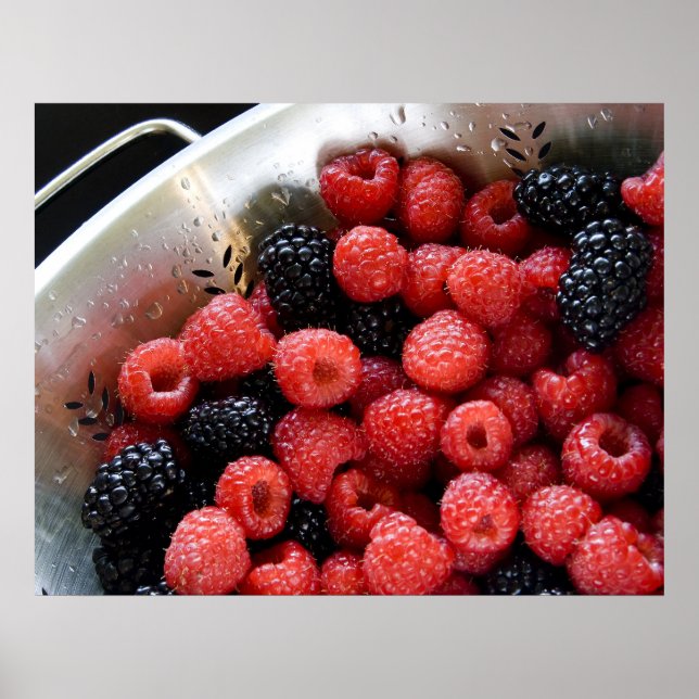 Póster Berries en Colander 03 (Frente)