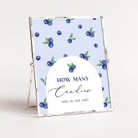Berry de arándano azul dulce Adivinen cuántos dulc