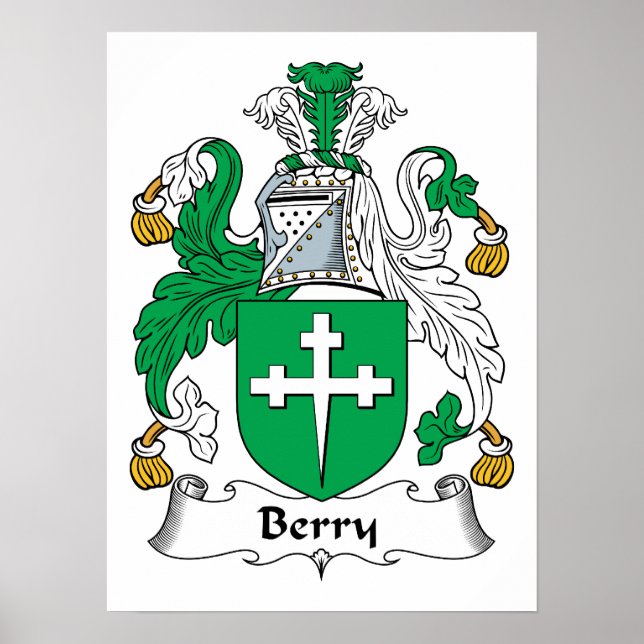Póster Berry Family Crest (Frente)