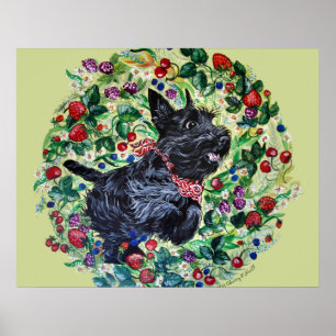 Póster ¡Berry Scottish Terrier!