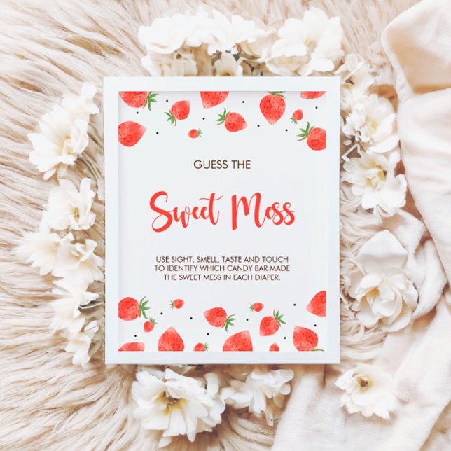 Póster Berry Sweet Baby Shower Adivina El Rótulo De Ajedr (Subido por el creador)