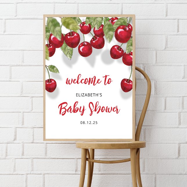 Póster Berry Sweet Baby Shower Welcome Foam Board (Subido por el creador)