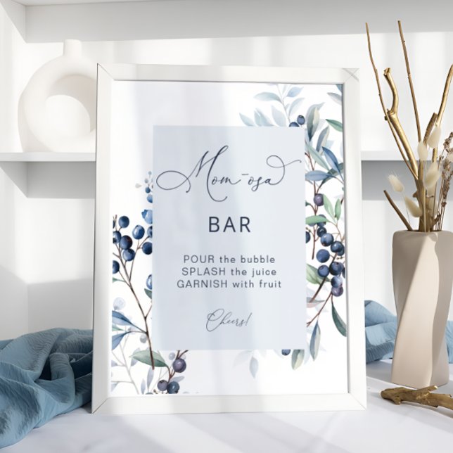 Póster Berry Sweet Blueberry Mom-osa Bar (Subido por el creador)