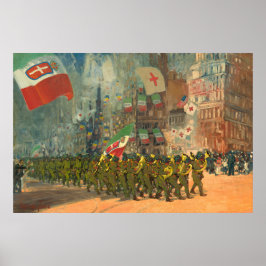 Póster Bersaglieri - Poster Bella Artes de George Luks